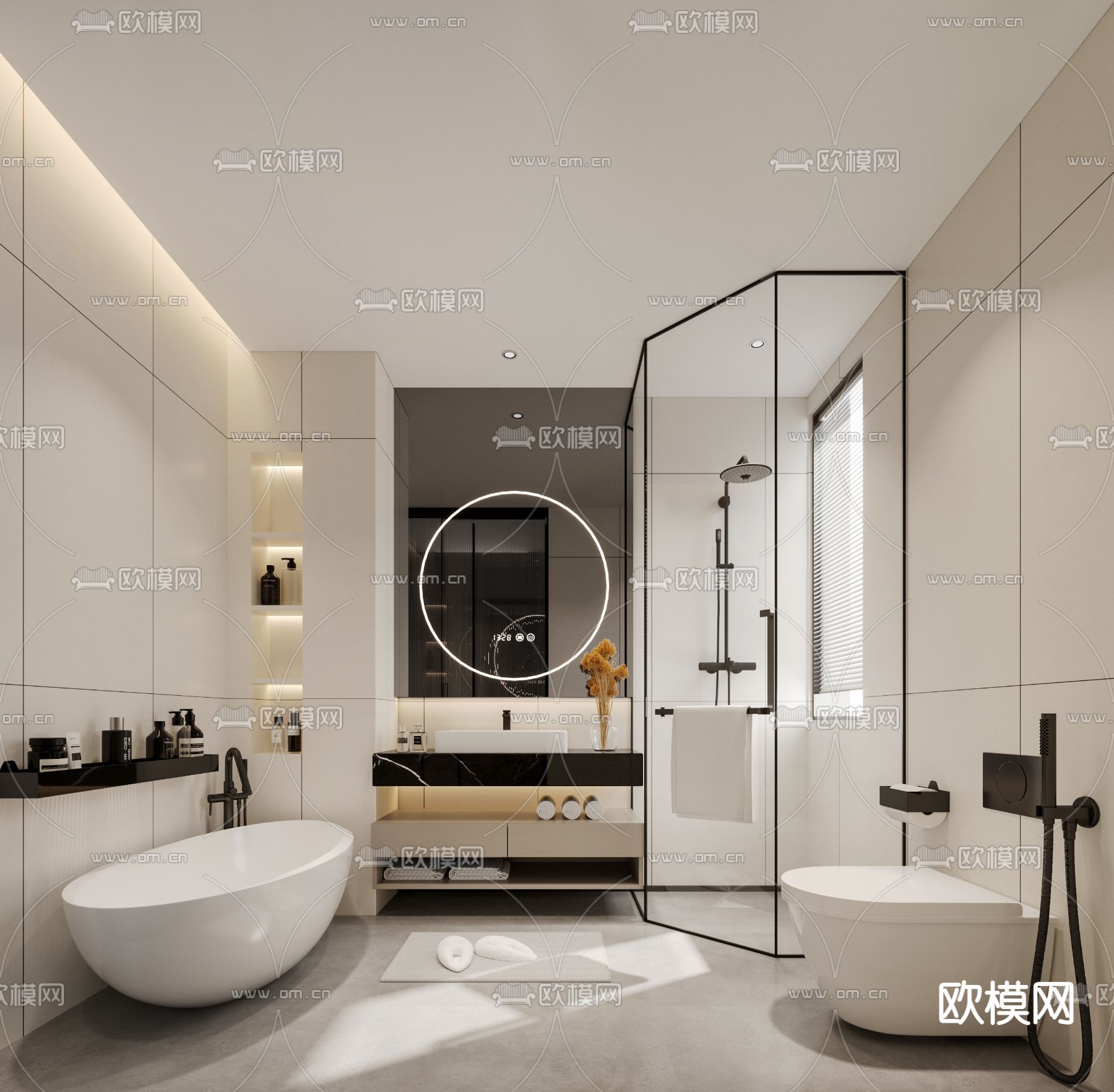 BATHROOM SETS – VRAY / CORONA – 3D MODEL – 2234 - thumbnail 1