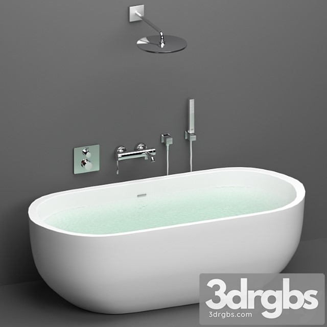 Acrylic Bath Belbagno bb13 1800 3dsmax Download - thumbnail 1