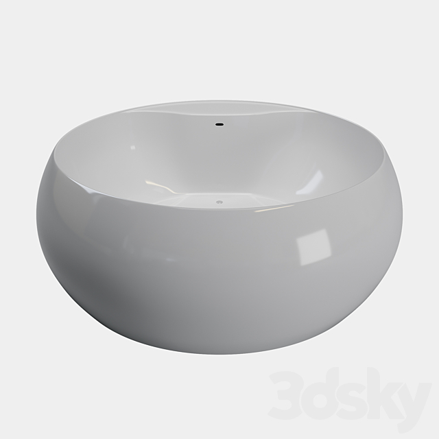 Acrylic bath BelBagno BB30-1550 3ds Max - thumbnail 1