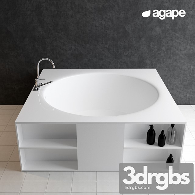 Agape In Out Bathtubs Dornbracht 3dsmax Download - thumbnail 1