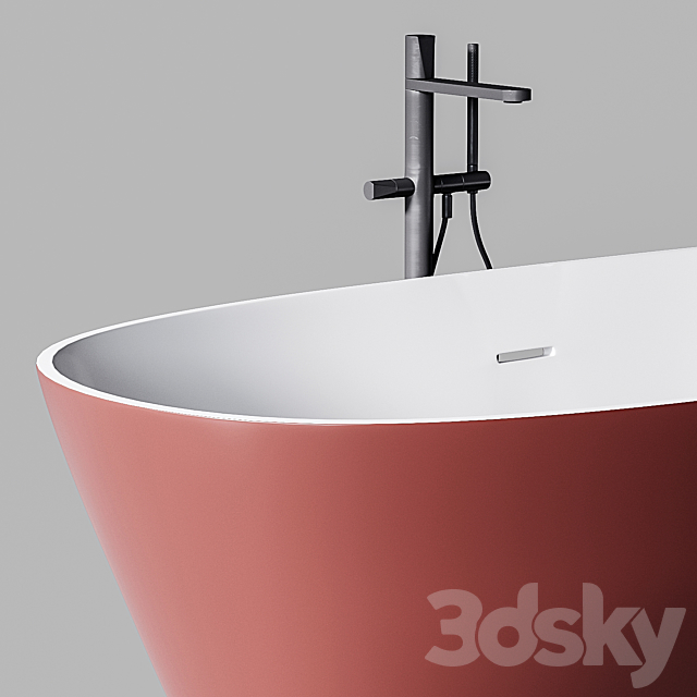 Antonio Lupi BAIA bathtub 3DS Max Model - thumbnail 2