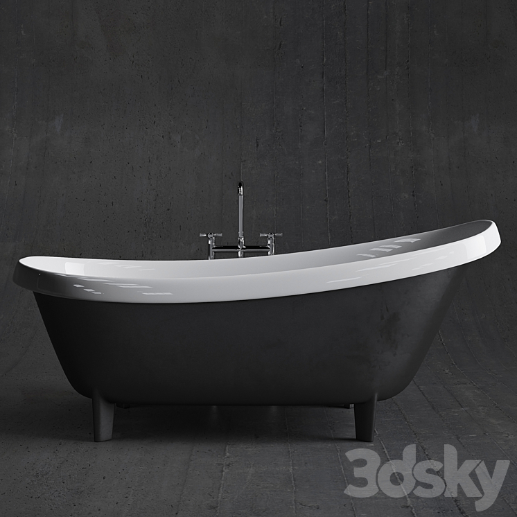 Antonio Lupi Bath Tub 3DS Max - thumbnail 2