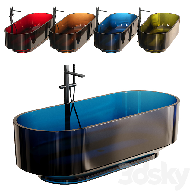 Antonio Lupi Borghi Bathtub 3DSMax File - thumbnail 3