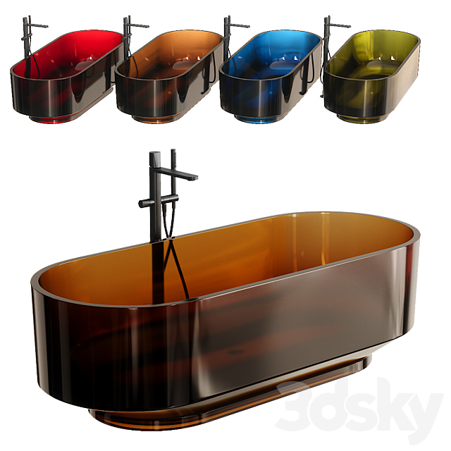 Antonio Lupi Borghi Bathtub 3DSMax File - thumbnail 4