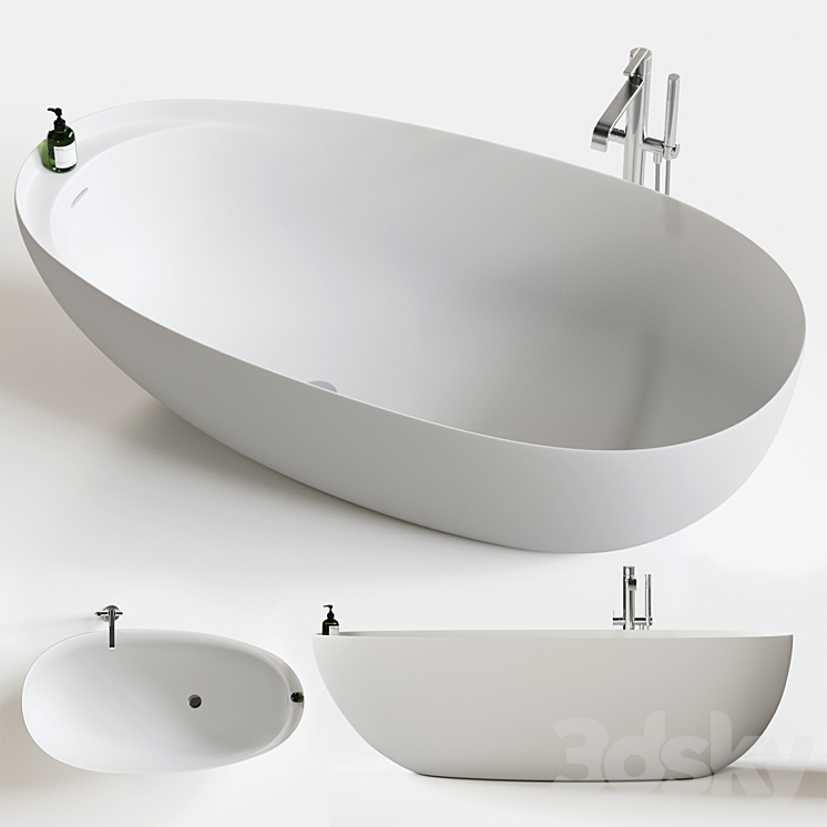 Antonio Lupi Eclipse Bath 3DS Max - thumbnail 1