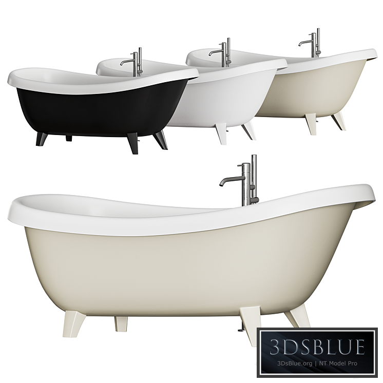 Antonio Lupi Suite Bathtub 3DS Max - thumbnail 3