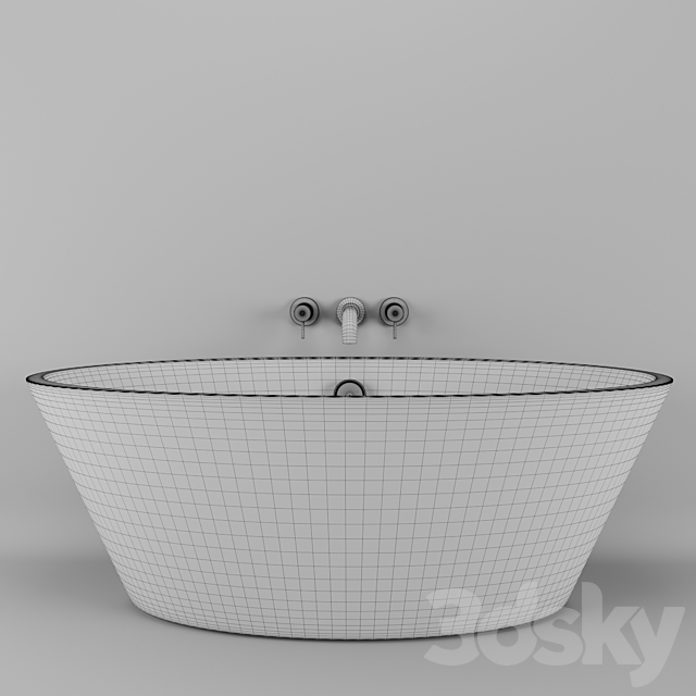 Bath 2 3DS Max Model - thumbnail 3