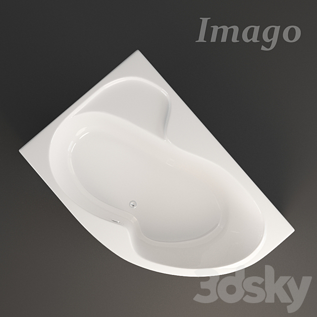 Bath Asymmetric Imago 3DS Max Model - thumbnail 2