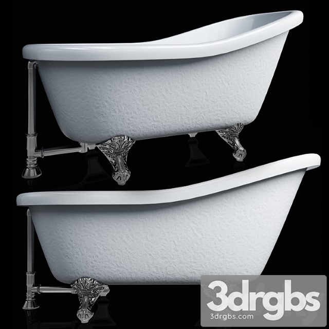 Bath Barclay Products 5 Ft Acrylic Ball and Claw Feet Slipper Tub In White 3dsmax Download - thumbnail 1