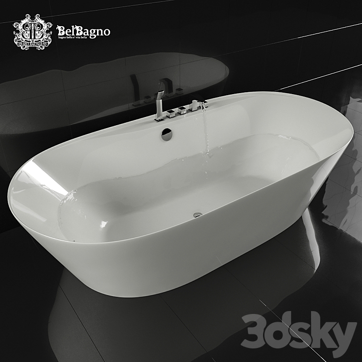 Bath BelBagno BB14 3DS Max - thumbnail 1