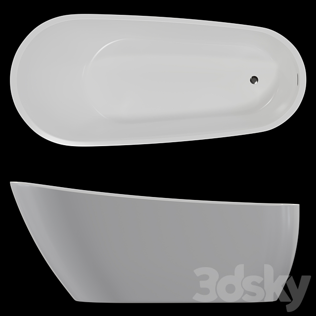 Bath BelBagno BB15 3ds Max - thumbnail 1