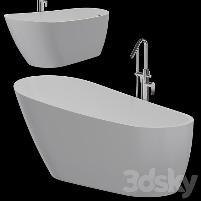 Bath BelBagno BB15 3ds Max - thumbnail 3