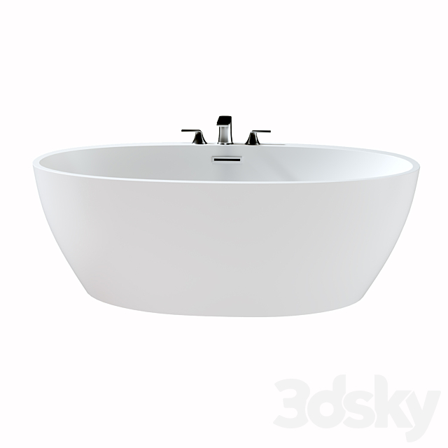 Bath BelBagno BB404-1700-800 3DS Max Model - thumbnail 3