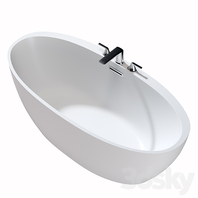 Bath BelBagno BB404-1700-800 3DS Max Model - thumbnail 4