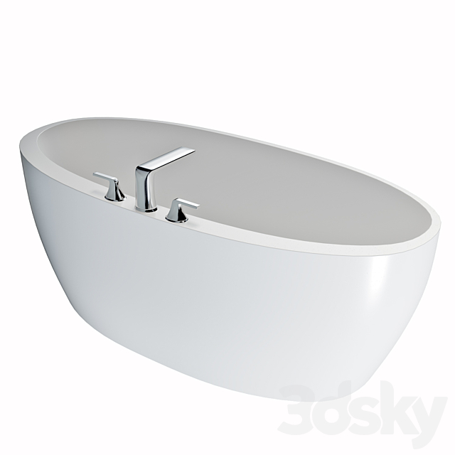 Bath BelBagno BB404-1700-800 3DS Max Model - thumbnail 5