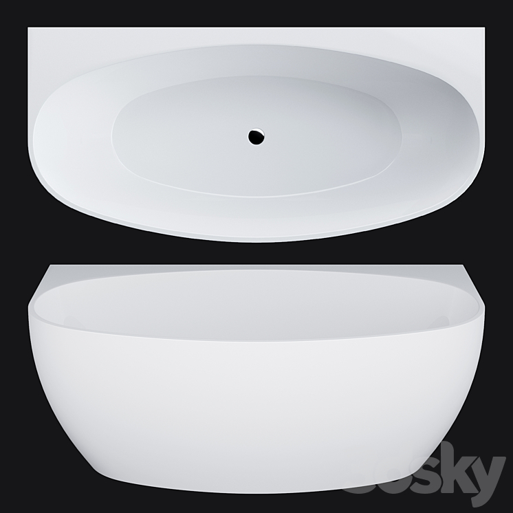 Bath BelBagno BB83-1700 3DS Max - thumbnail 1