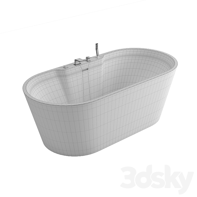 bath by ABBER AB9299-1-7 3ds Max - thumbnail 3