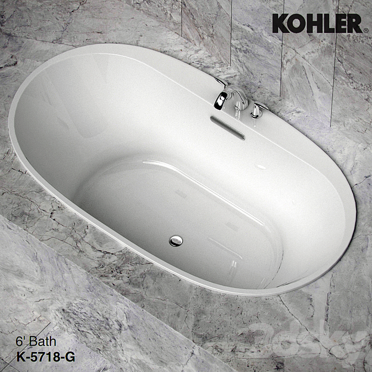 Bath KOHLER 3DS Max - thumbnail 2