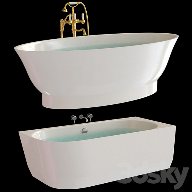 Bath Laufen set 3ds Max - thumbnail 1