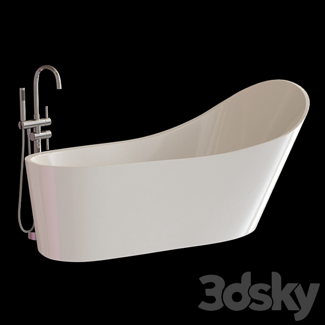 Bath Laufen set 3ds Max - thumbnail 3