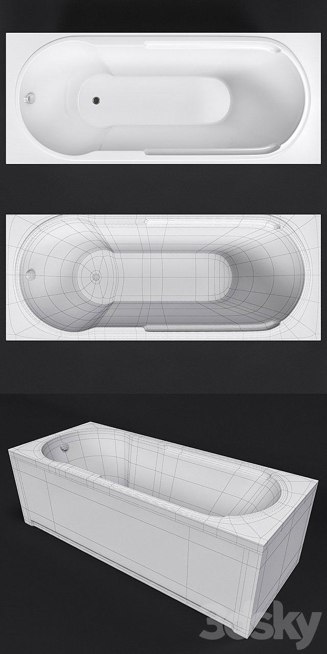 Bath Praga 3ds Max - thumbnail 2