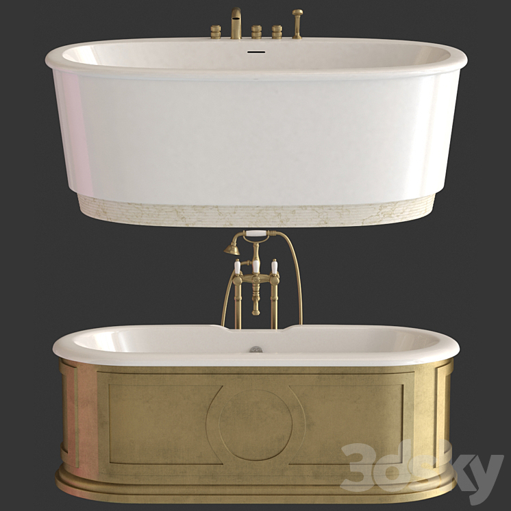 Bath set Devon & Devon 3DS Max - thumbnail 1