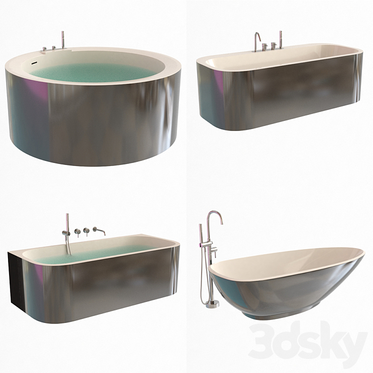 Bath set REXA DESIGN 3DS Max - thumbnail 1