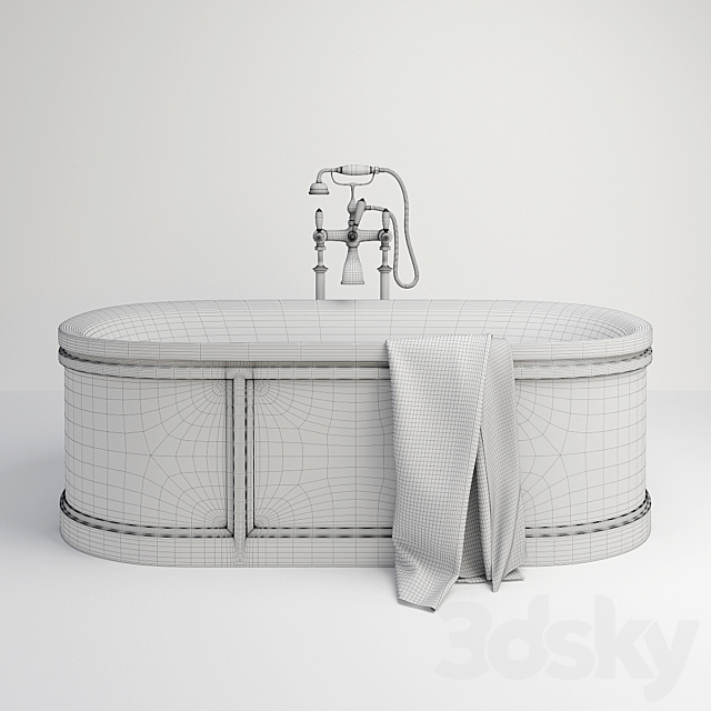 Bath Traditional Bathrooms CAMBRIDGE 3ds Max - thumbnail 2