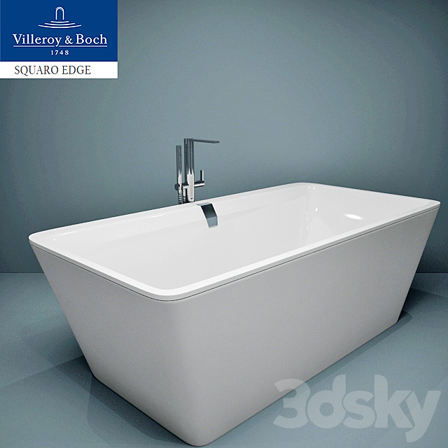 Bath villeroy boch 3ds Max - thumbnail 1