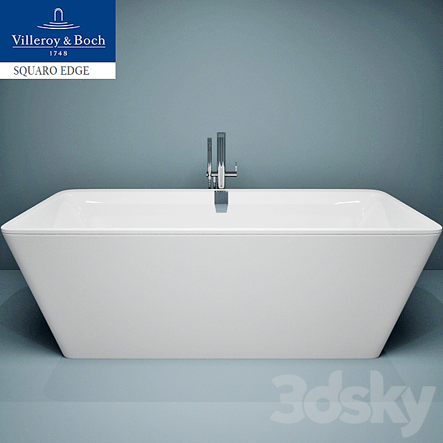 Bath villeroy boch 3ds Max - thumbnail 2