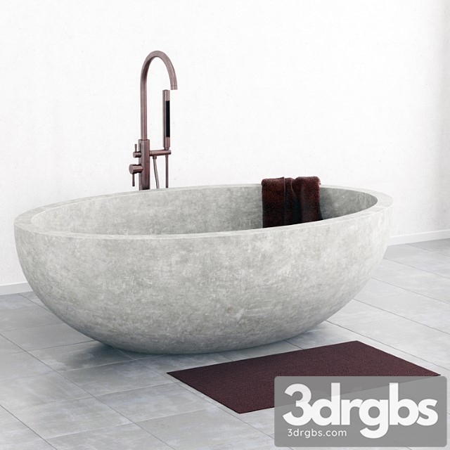 Bathroom Stone Wite 3dsmax Download - thumbnail 1