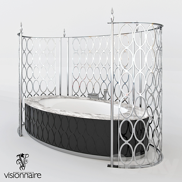 BATHROOM VISIONNAIRE (IPE CAVALLI) SATURNIA 3ds Max - thumbnail 1