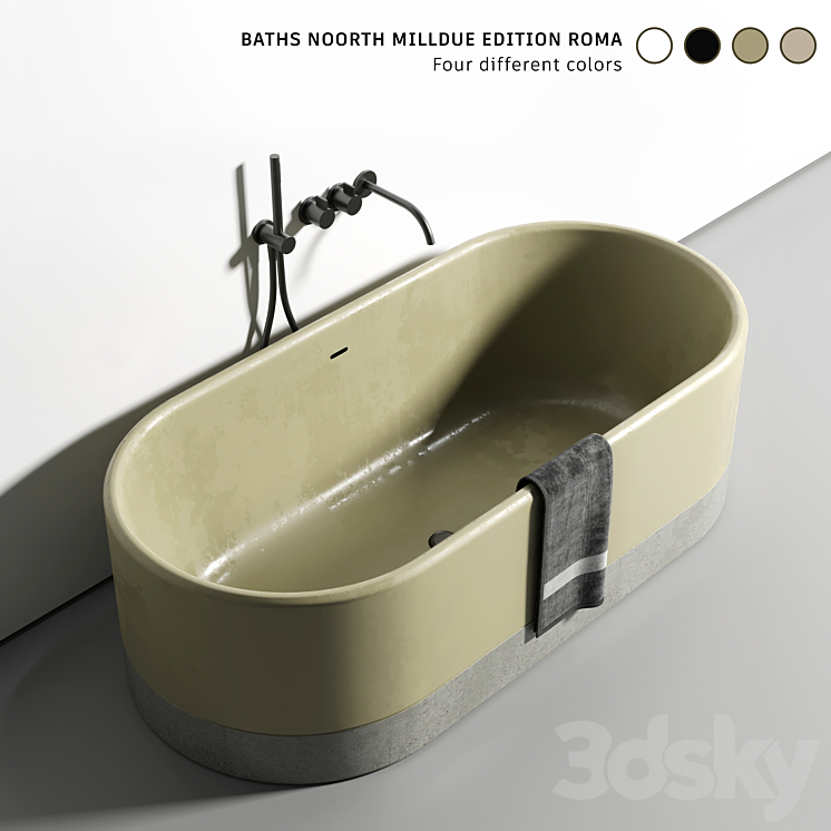 BATHS NOORTH MILLDUE EDITION ROMA 3DS Max Model - thumbnail 2