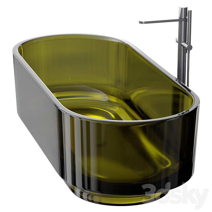 Bathtub Antonio Lupi Design Borghi 3DS Max - thumbnail 2