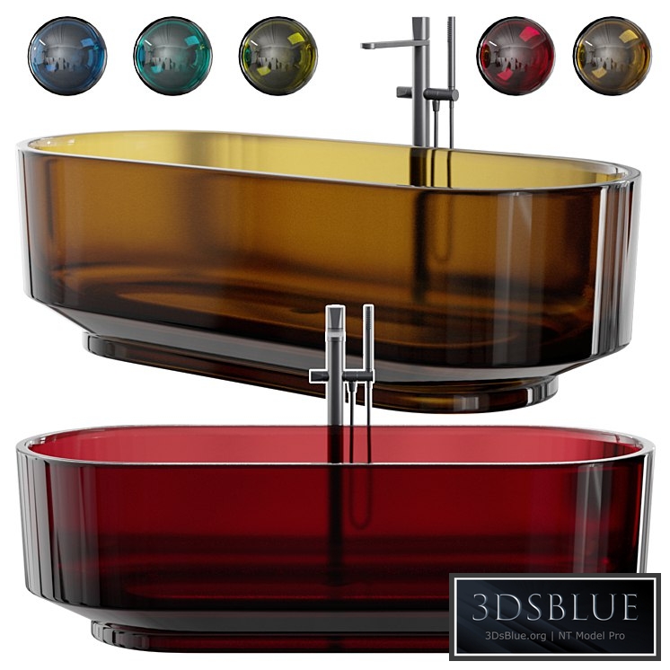 Bathtub Antonio Lupi Design Borghi 3DS Max - thumbnail 3