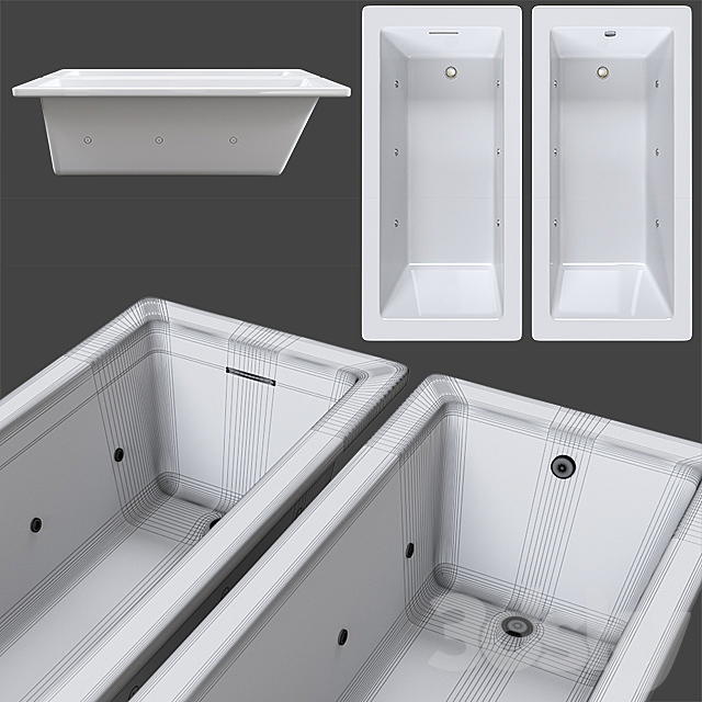 Bathtub – by HydroSystem – Lacey 3ds Max - thumbnail 2