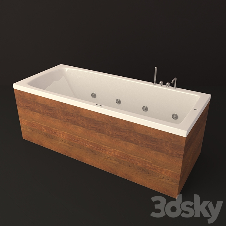 Bathtub HAFRO EVA. 3DS Max - thumbnail 1