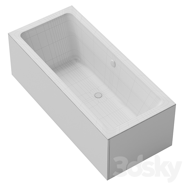 Bathtub Riho LUGO 3DS Max Model - thumbnail 4