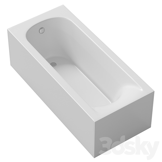 Bathtub Riho MIAMI 3ds Max - thumbnail 2