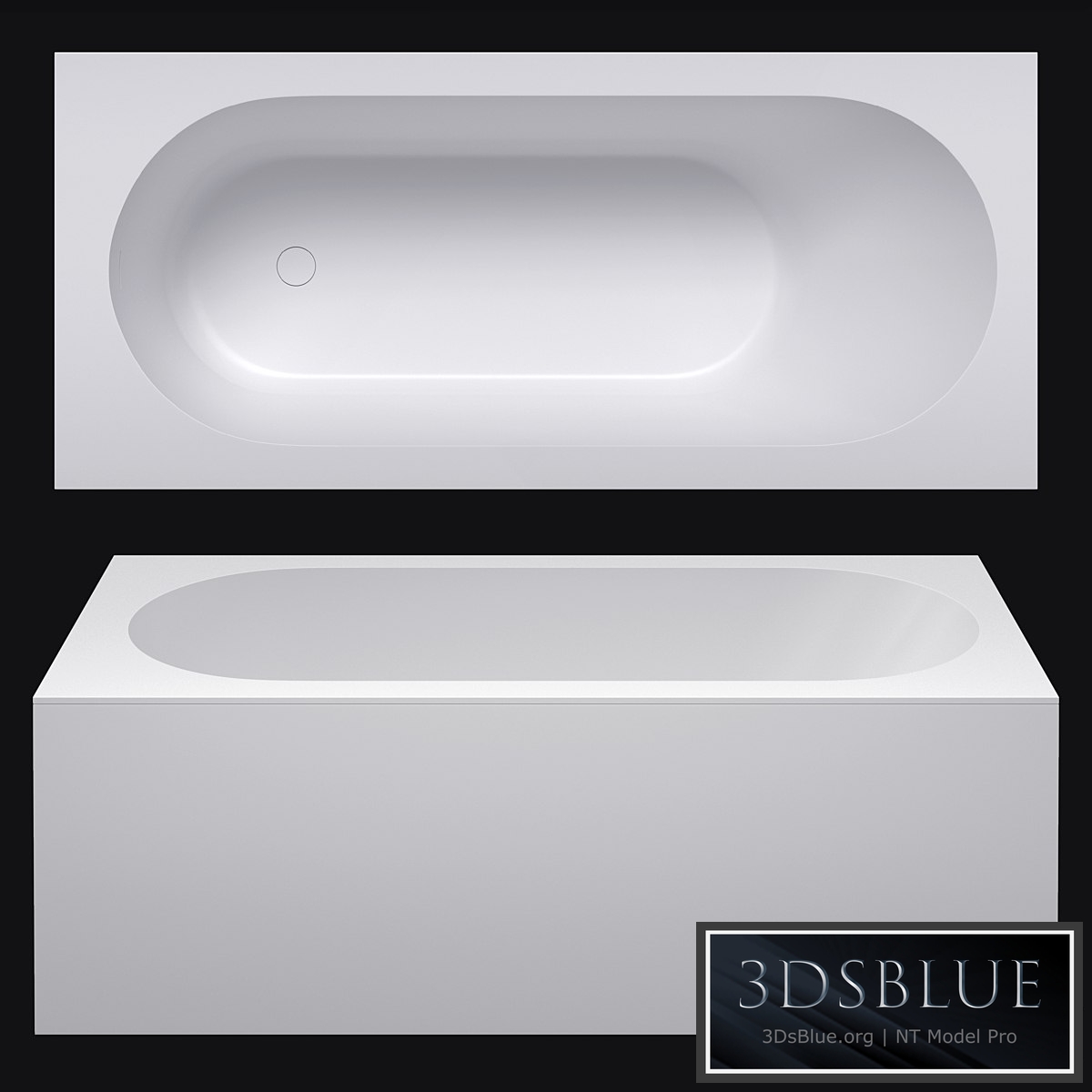 Bathtub Salini FABIA_ORNELLA 180 3DS Max - thumbnail 3