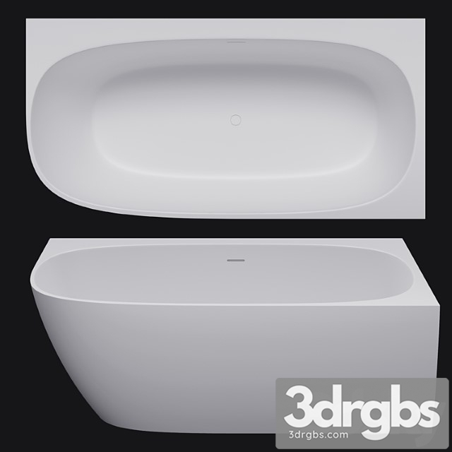 Bathtub Salini Sofia Wall 180 Corner 3dsmax Download - thumbnail 1