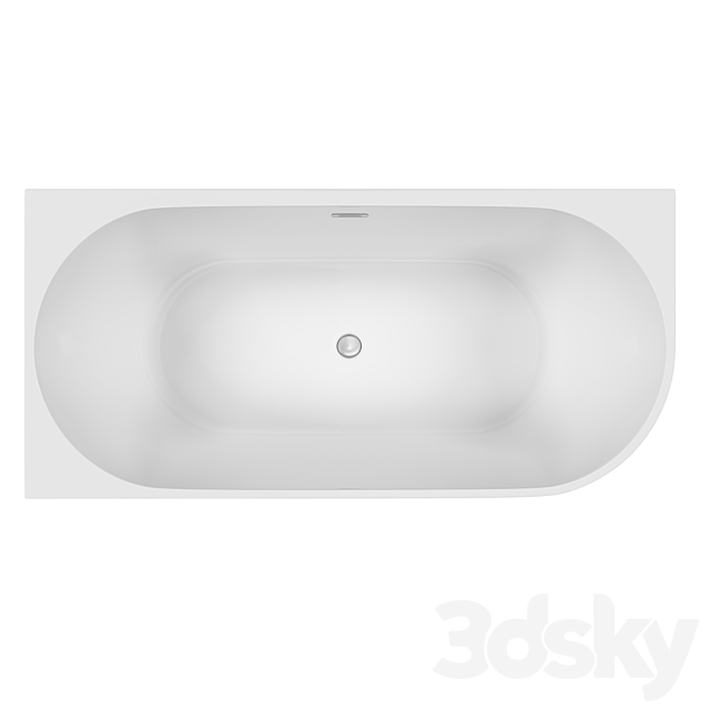 Bathtub Sancos Veneto L 3ds Max - thumbnail 3