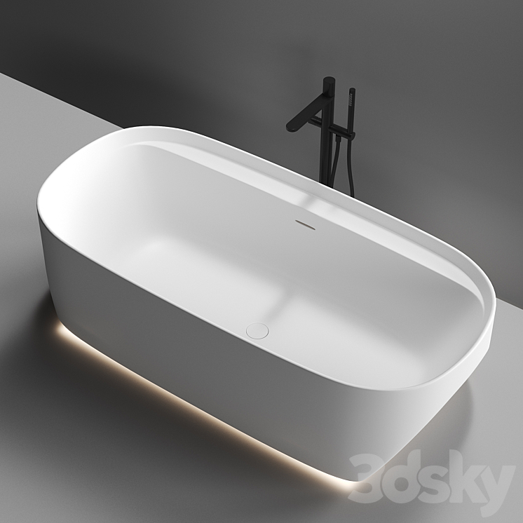 Bathtub SLED by ANTONIO LUPI 3DS Max - thumbnail 2