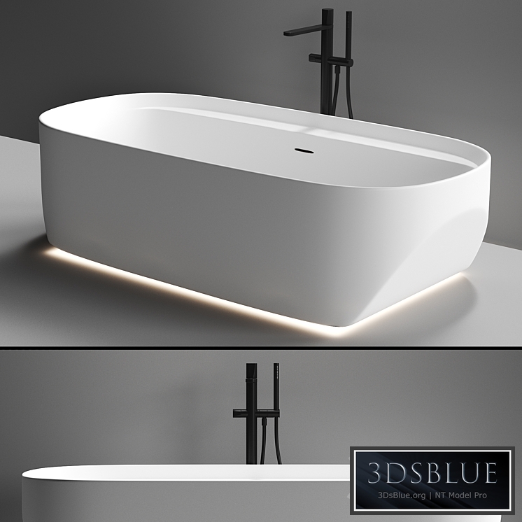 Bathtub SLED by ANTONIO LUPI 3DS Max - thumbnail 3