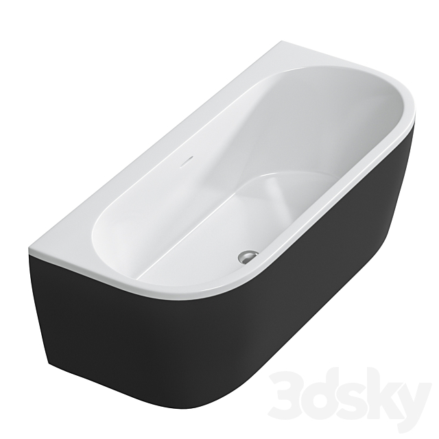 Bathtubs CEZARES SLIM WALL 3DS Max Model - thumbnail 3