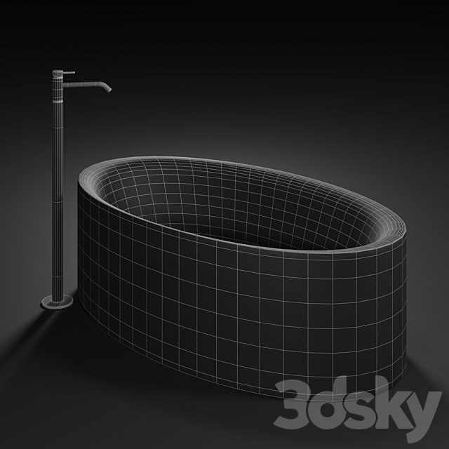 BETTEEVE OVAL SILHOUETTE 3DSMax File - thumbnail 3