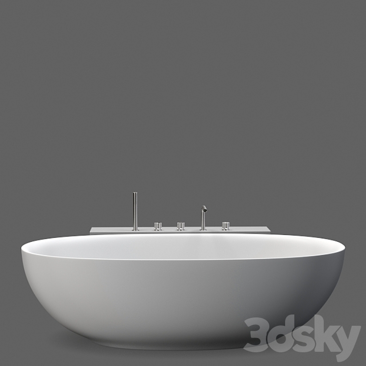 Boffi FISHER ISLAND Bathtub_MODO 17 95 3DS Max - thumbnail 2