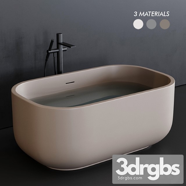 Ceramica Cielo Dafne Art Dabat Bathtub 3dsmax Download - thumbnail 1