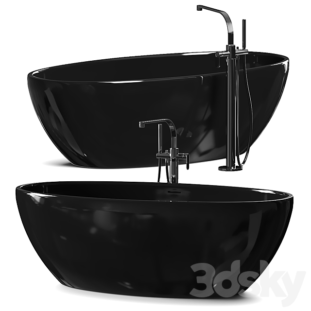 Ceramica Flaminia App Bathtub 3DS Max Model - thumbnail 2