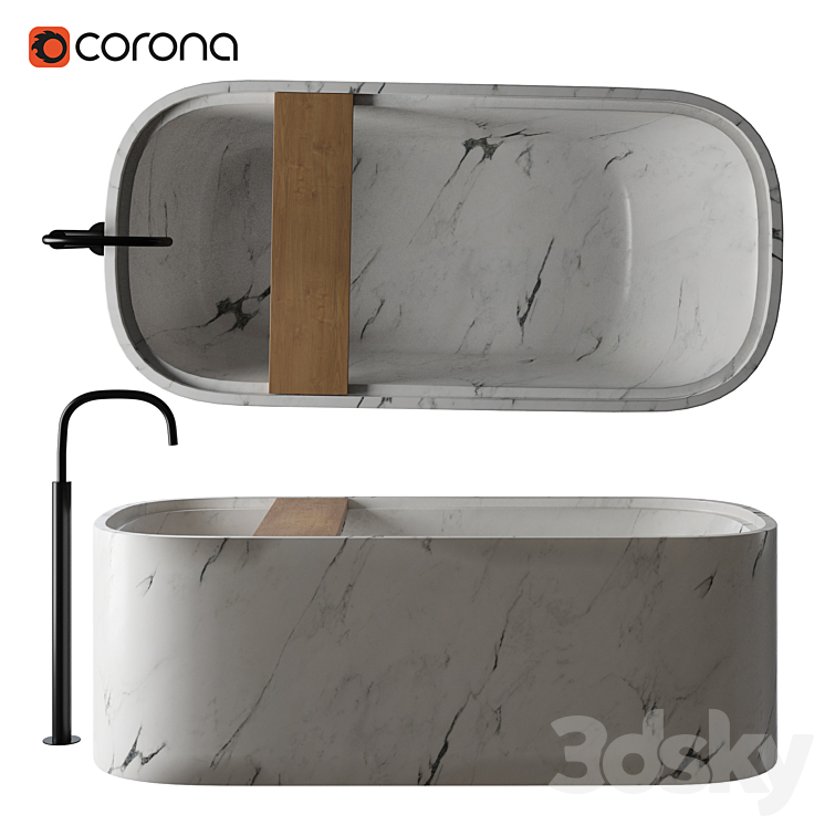 Cocoon Pb Bath 3DS Max - thumbnail 1